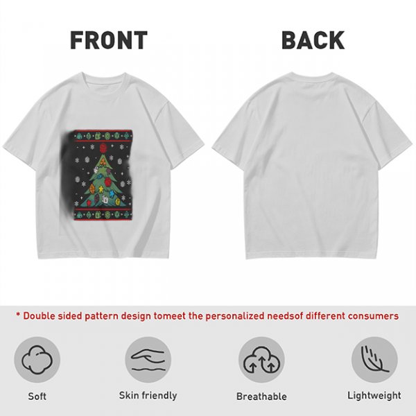 Ugly Christmas Tree Dice Board Game Themed T-Shirt
