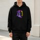 Black hoodie with Skeletor graphic design
