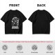 Olive T-Shirt with Black Cat Wizard 'Master of the Dork Arts' Print