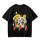 Olive T-Shirt with Cartoon Taco and Beer Graphic