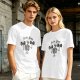 Olive T-Shirt With Skeleton Lifting Weights New Year Print