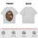 Olive t-shirt with bear captain fishing pun graphic
