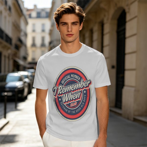 I Remember When Club Official Member Veteran T-Shirt