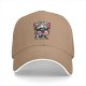 Black baseball cap with DFC viking mascot graphic