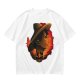 Olive T-Shirt Featuring Monkey D. Luffy Sunset Pirate Ship Art