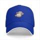 Black Baseball Cap With Cute Relaxed Sloth Graphic