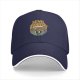 Black baseball cap with retro 'Send Noods' ramen bowl graphic