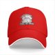 Black Baseball Cap With Cute Angry Dog 'Cute Cuddly Full Of Rage' Print