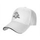 Black Baseball Cap With Skateboarding Raccoon Trash Panda Graphic