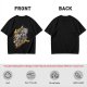 Olive Street Fighter Graphic T-Shirt with Fighting Character Art