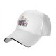 Black baseball cap with sushi graphic and 'I Like The Way You Roll' text