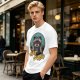 Olive Raccoon Eat Trash Graphic T-Shirt