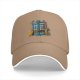 Black baseball cap with Mexican themed TARDIS graphic