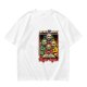 Olive t-shirt with creepy Teletubbies 'Always Say Bye-bye' print