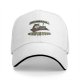 Black baseball cap with funny cat email joke graphic