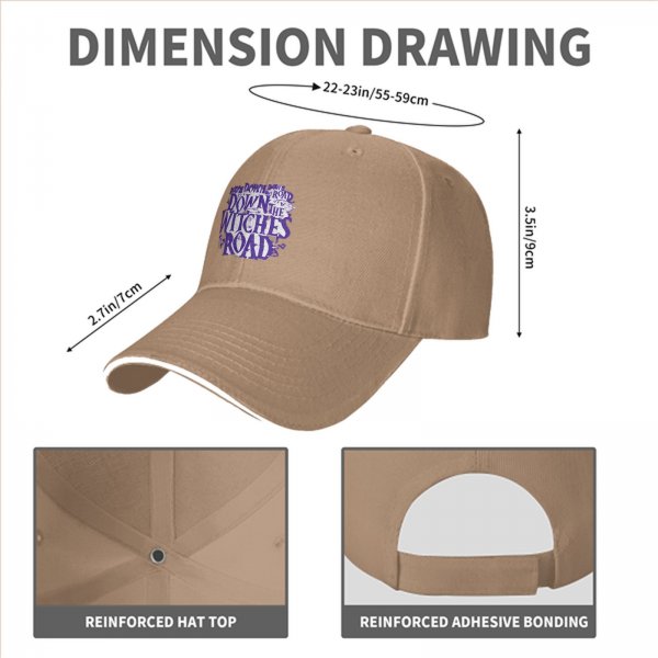 Down The Witches Road Black Baseball Cap