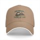 Black baseball cap with funny cat email joke graphic