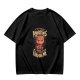 Olive t-shirt with annoyed red panda graphic and funny text