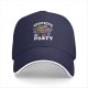 Surprise Party Monster Chest Graphic Black Baseball Cap