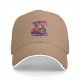 Black Baseball Cap With Retro Cartoon Character Graphic Print
