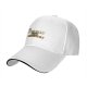 Black baseball cap with 'You Literally Mean Figuratively' text print