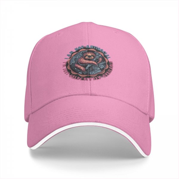 I Am Not Antisocial Sloth Baseball Cap