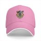 Black Baseball Cap With Fantasy Dark Warrior Graphic Print
