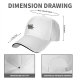 Black baseball cap with cute mushroom and yellow flowers graphic