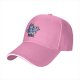 Black Baseball Cap With Cute Husky Holding Pupcakes Art