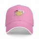 Black Baseball Cap With Saitama 'Ok' Meme Graphic Print