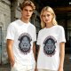 Olive Graphic T-Shirt with Shitstorm Survivors Club Cartoon Print