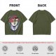 Olive T-Shirt With Classical Bust Ramen Bowl Art Print
