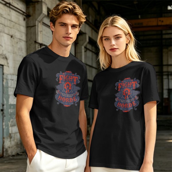 Olive Green Horde Themed Graphic T-Shirt For Fans