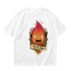 Olive T-Shirt Featuring Calcifer The Fire Demon Artwork