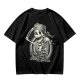 Olive t-shirt with skeleton graphic and 'Cheers! I'm Having Another Crisis' text