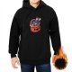 Black Hoodie With Halloween Pumpkin Ramen Bowl Graphic