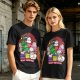 Meowy Christmas Cat Holiday Graphic T-Shirt