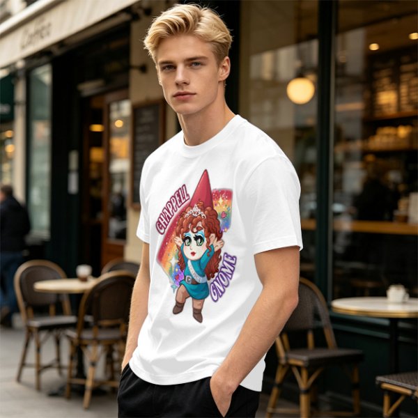 Chappell Gnome Chibi Character Graphic T-Shirt