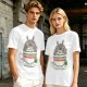 Totoro in Teacup Graphic Olive T-Shirt
