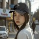 Wizard In Training Cat Graphic Black Baseball Cap