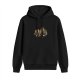 Black Hoodie With Classical Three Figures Art Print