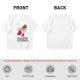 Olive t-shirt with Kirby holding knife and cake, text Calm Down I'm Only Here For The Cake
