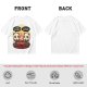 Olive t-shirt with pandas debating life beyond eating and sleeping