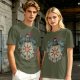 Olive T-Shirt With Praise The Sun Knight Sun Crest Print
