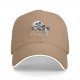 Black baseball cap with skull graphic and 'i'm good' text
