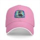 Black Baseball Cap With Cute Egyptian Cat Graphic Design