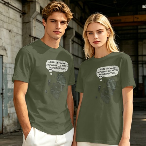 Frankenstein Monster 'My Name Is Not Frankenstein' Graphic T-Shirt