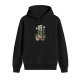 Black hoodie with Kap'n Krunch graphic print