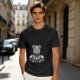 Olive T-shirt with Angry Koala Holding a Small Toy Print