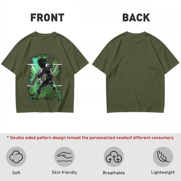 Hunter x Hunter Gon Silhouette Graphic Anime T-Shirt